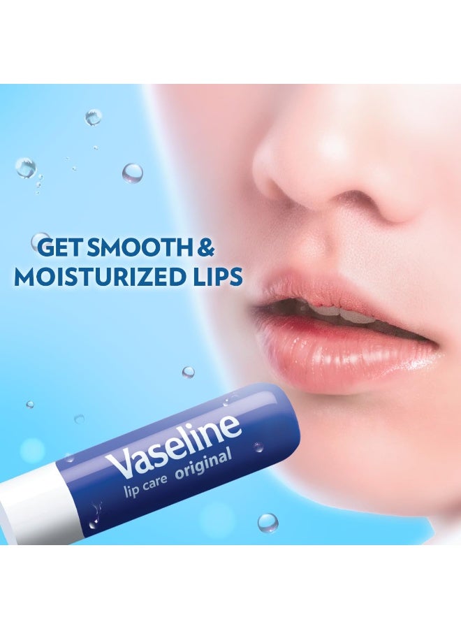 vaseline Lip Care Original Lip Balm Stick 4.8g (Pack of 2) - Image 4